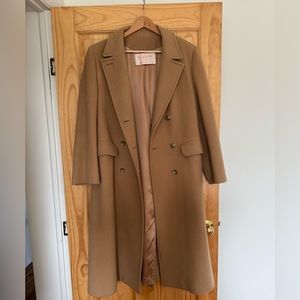 Pendleton 100% wool coat in camel